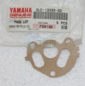 Product image: Yamaha - 3LD133390000 - GASKET, PUMP COVER 