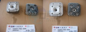 Product image: Sym - 12201-T5C-000 - CYLINDER HEAD COMP 