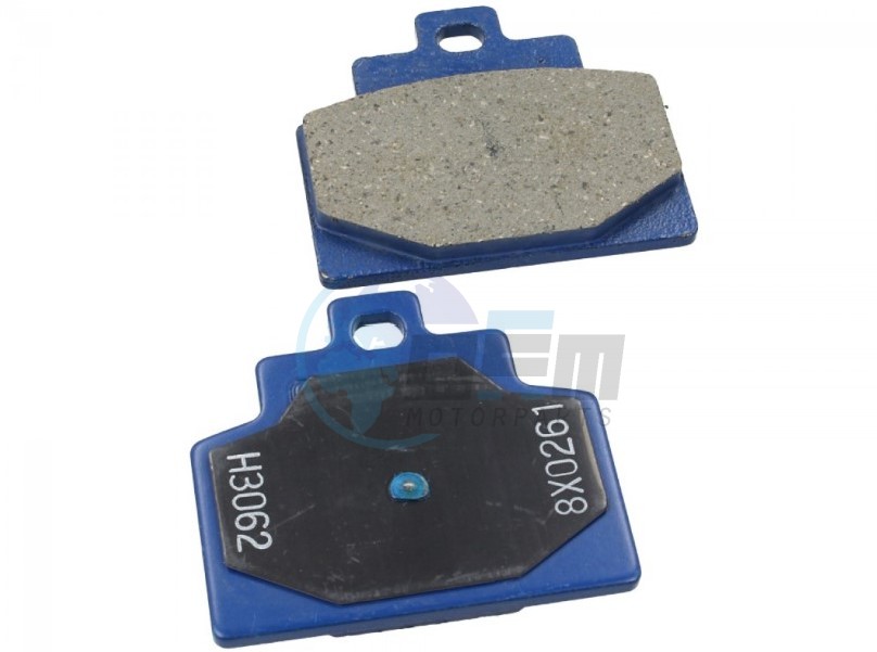 Product image: Piaggio - 647161 - BRAKE PADS SET HENG TONG  0