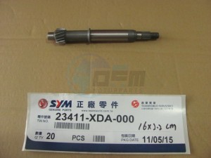 Product image: Sym - 23411-XDA-000 - DRIVE SHAFT 