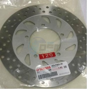 Product image: Yamaha - 4C6F582U0000 - DISK, BRAKE (RIGHT 