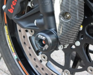 Product image: GSG-Mototechnik - 25-34-302 - Crash protector Front wheel  KTM  RC 8 - 1190 08- 