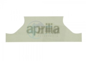 Product image: Aprilia - 852573 - FRONT FAIRING DECAL APRILIA 