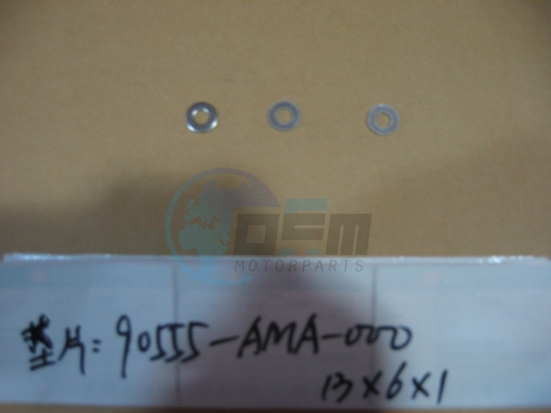 Product image: Sym - 90555-AMA-000 - WASHER (13X6X1 MM)  0