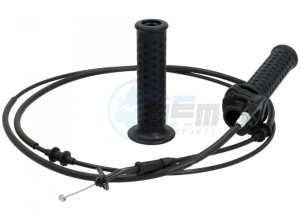 Product image: Piaggio - CM060950 - HAND GRIP WITH THROTTLE TRANSMISSION GT 