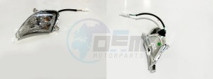 Product image: Sym - 33450-XTC-000 - L. FR WINKER LAMP ASSY 