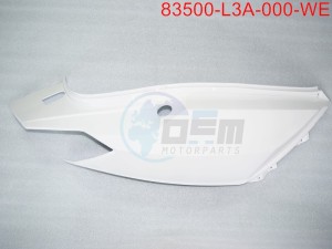 Product image: Sym - 83500-L3A-000-WE - R. BODY COVER 