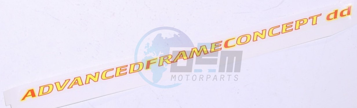 Product image: Gilera - 5757430090 - STICKER ADVANCED FRAME CONCEPT  0