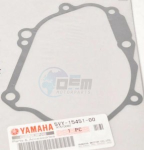 Product image: Yamaha - 5VY154510000 - GASKET, CRANKCASE COVER 1 