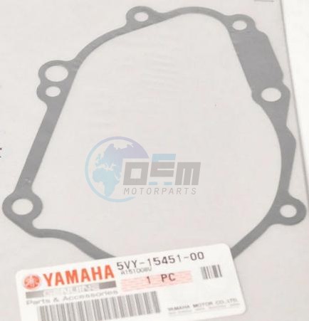 Product image: Yamaha - 5VY154510000 - GASKET, CRANKCASE COVER 1  0