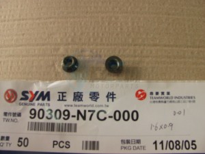 Product image: Sym - 90309-N7C-000 - SELF-LOCK NUT 8MM 