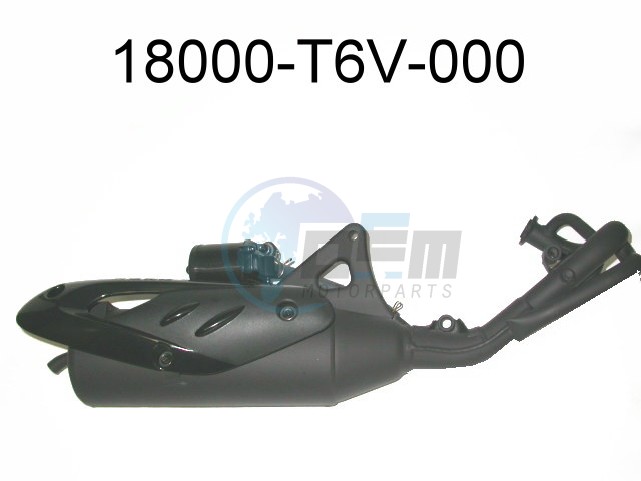 Product image: Sym - 18000-T6V-000 - EXH. MUFFLER ASSY  0