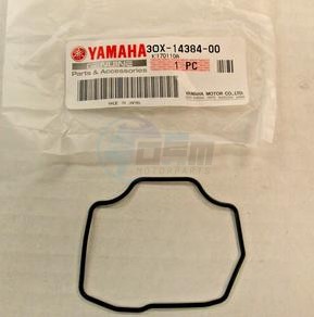 Product image: Yamaha - 30X143840000 - GASKET, FLOAT CHAMBER 