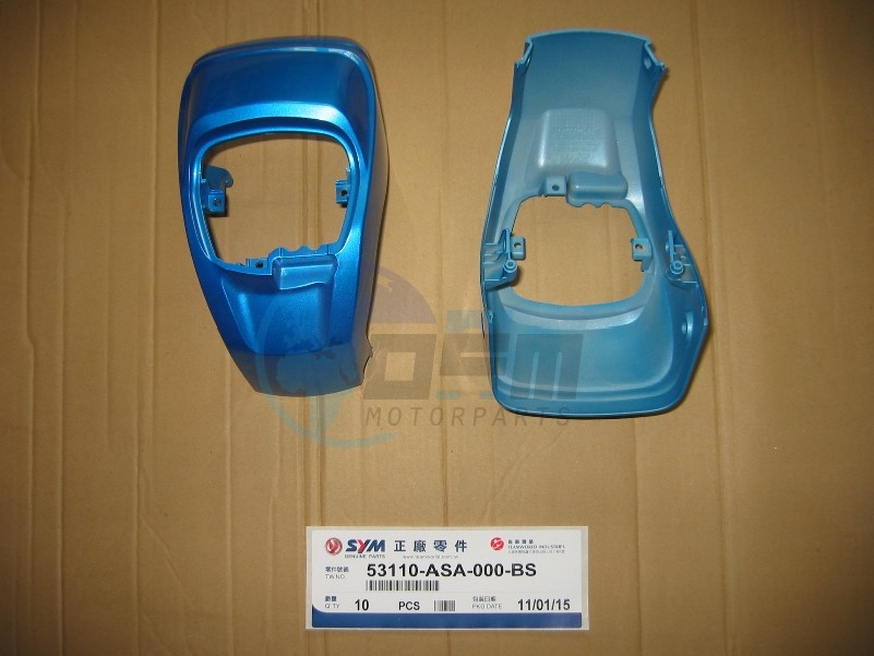 Product image: Sym - 53110-ASA-000-BS - FR. HANDLE COVER (BU-3005S)  0