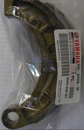 Product image: Yamaha - 5VHWF5360000 - BRAKE SHOE SET  0