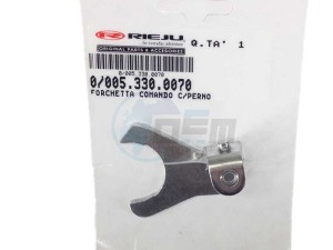 Product image: Rieju - 0/005.330.0070 - FORK CONTROL CHANGE 2nd AND 3rd 