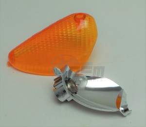 Product image: Piaggio - 581009 - FRONT FLASHER LIGHT, RIGHT 