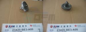 Product image: Sym - 23420-BE3-A00 - COUNTER SHAFT COMP(14T/53T) 