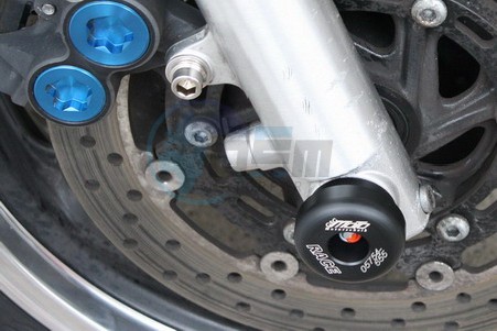 Product image: GSG-Mototechnik - 36-27-300 - Crash protector Front wheel  Yamaha  XJR 1200/1300  2