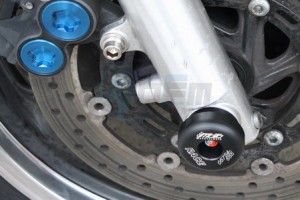 Product image: GSG-Mototechnik - 36-27-300 - Crash protector Front wheel  Yamaha  XJR 1200/1300 