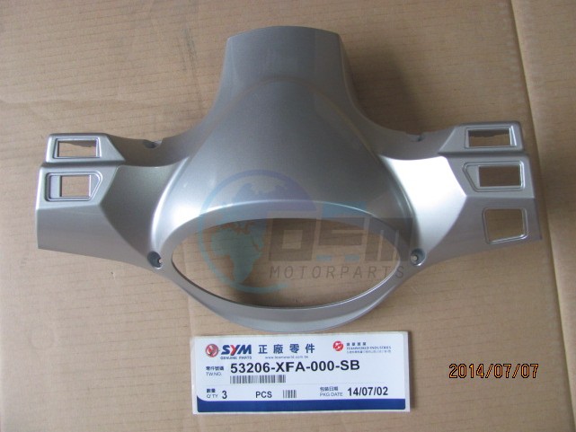 Product image: Sym - 53206-XFA-000-SB - TELLERKAP ZILVER S-880S  0