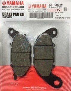 Product image: Yamaha - B74F58050000 - BRAKE PAD KIT 