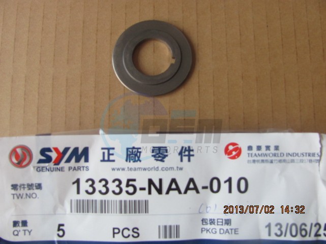 Product image: Sym - 13335-NAA-010 - BALANCER COLLAR  0