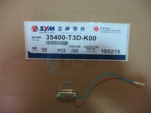 Product image: Sym - 35400-T3D-K00 - RESISTOR COMP 