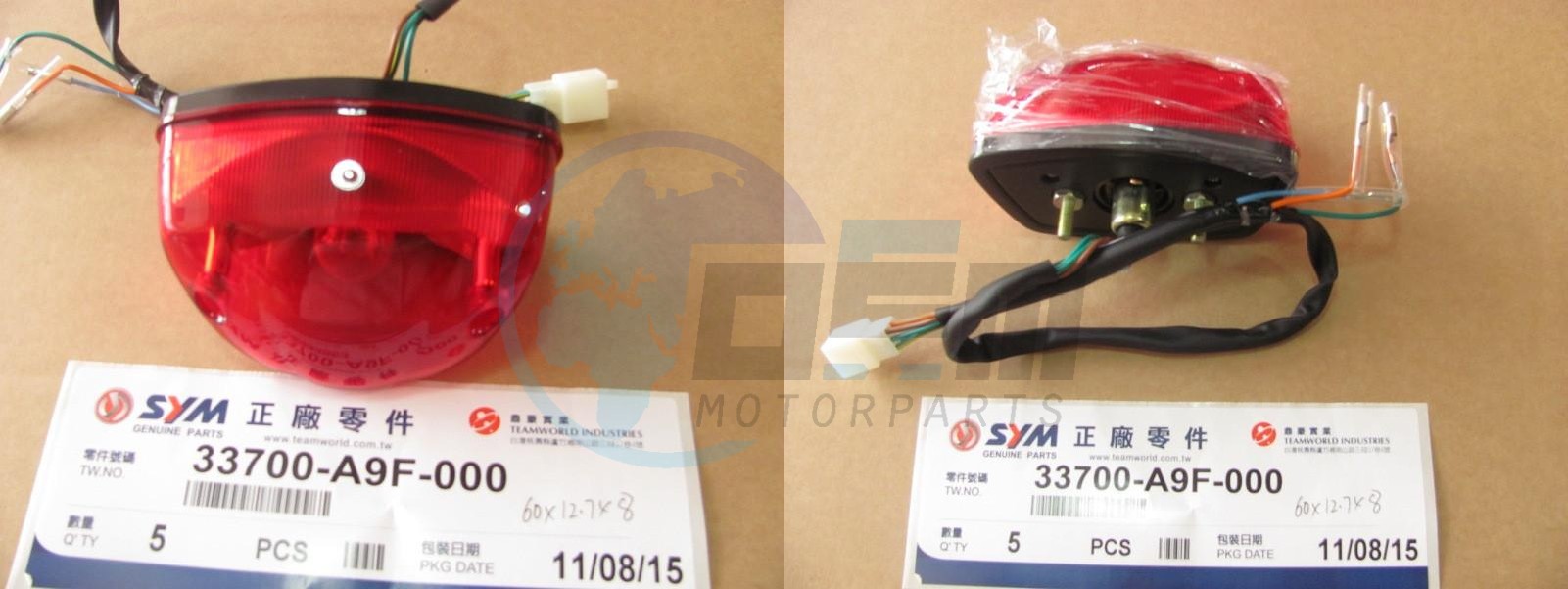 Product image: Sym - 33700-A9F-000 - AIL LIGHT ASSY  2