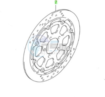 Product image: Suzuki - 59210-33E60 - Disk, Front brake  0