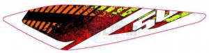 Product image: Gilera - 2H001212 - RH tail fairing decal \""50"" 