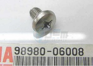 Product image: Yamaha - 989800600800 - SCREW, BIND(2TV) 