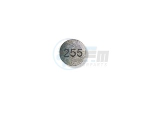 Product image: Sym - 14732-TL1-000-255 - TAPPET SHIM (T: 2.55 MM) 