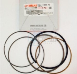 Product image: Yamaha - 1S3116031000 - PISTON RING SET (STD) 