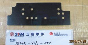 Product image: Sym - 81435-X1A-000 - TRUNK BOX BASE PLATE 