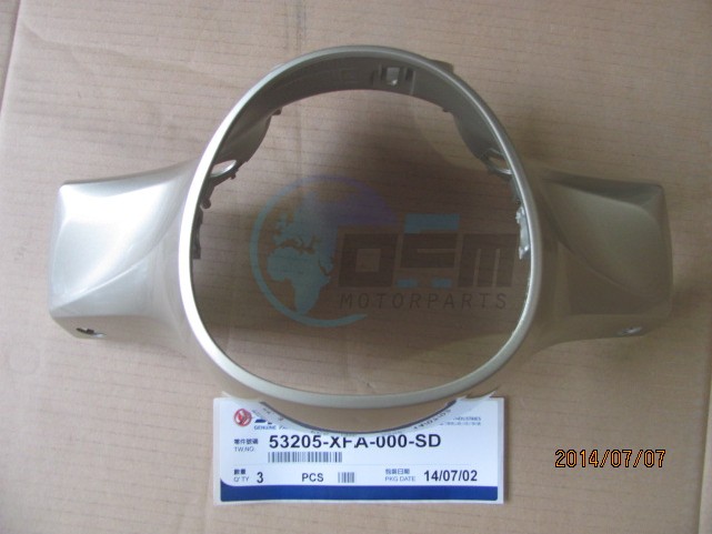 Product image: Sym - 53205-XFA-000-SD - STUURKAP GOUD S-481S  0