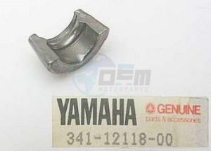 Product image: Yamaha - 341121180000 - LOCK, VALVE SPRING (447) 