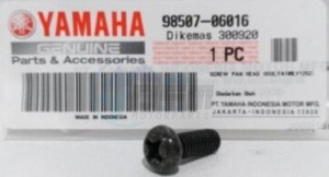 Product image: Yamaha - 985070601600 - SCREW, PAN HEAD  