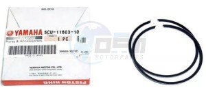 Product image: Yamaha - 5CU116031000 - PISTON RING SET (STD) 