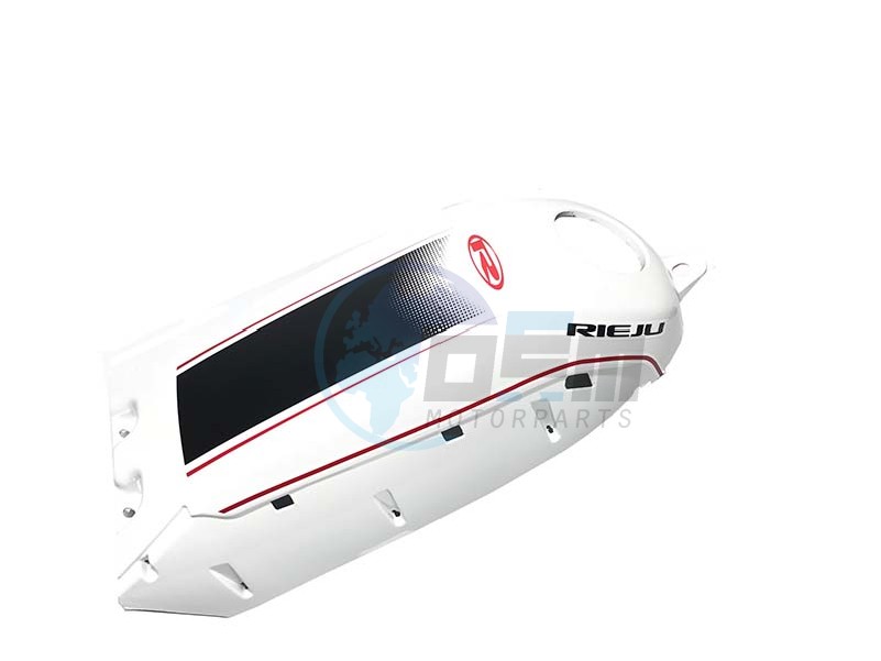 Product image: Rieju - 0/000.570.8077 - WHITE TANK COVER  0