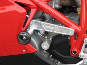 Product image: GSG-Mototechnik - 3549350-D14 - Crash protectors Ducati 848 08- 