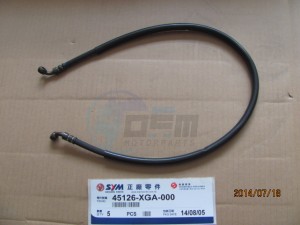 Product image: Sym - 45126-XGA-000 - FR. BRAKE HOSE 