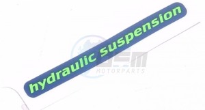 Product image: Gilera - 5745180095 - STICKER HYDRAULIC SUSPENSION 