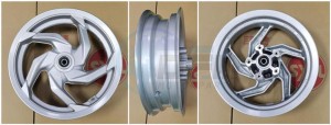 Product image: Sym - 44601-XB1-000-SV - FR. CAST WHEEL(SV-806) 