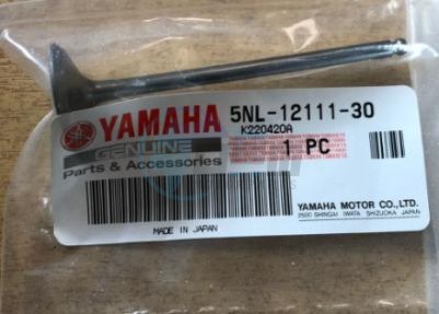 Product image: Yamaha - 5NL121113000 - VALVE, INTAKE  0