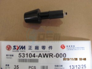 Product image: Sym - 53104-AWR-000 - HANDLE PIPE WT. 