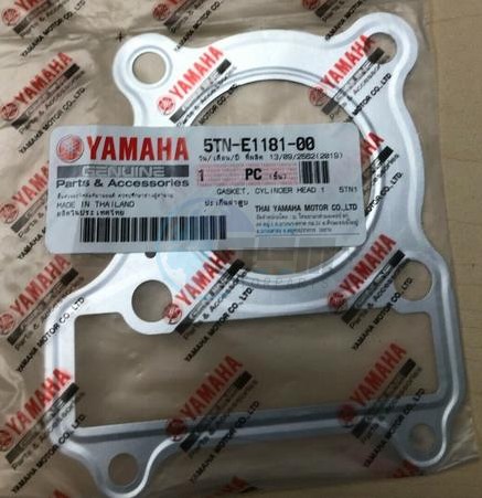 Product image: Yamaha - 5TNE11810000 - GASKET, CYLINDER H  0