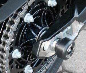 Product image: GSG-Mototechnik - 44-40-382 - Crash protector Rear wheel  BMW  F 800 R 