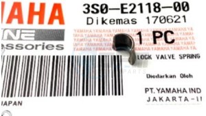 Product image: Yamaha - 3S0E21180000 - LOCK VALVE SPRING R (T105,YP12 