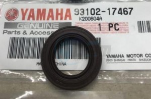 Product image: Yamaha - 931021746700 - OIL SEAL 